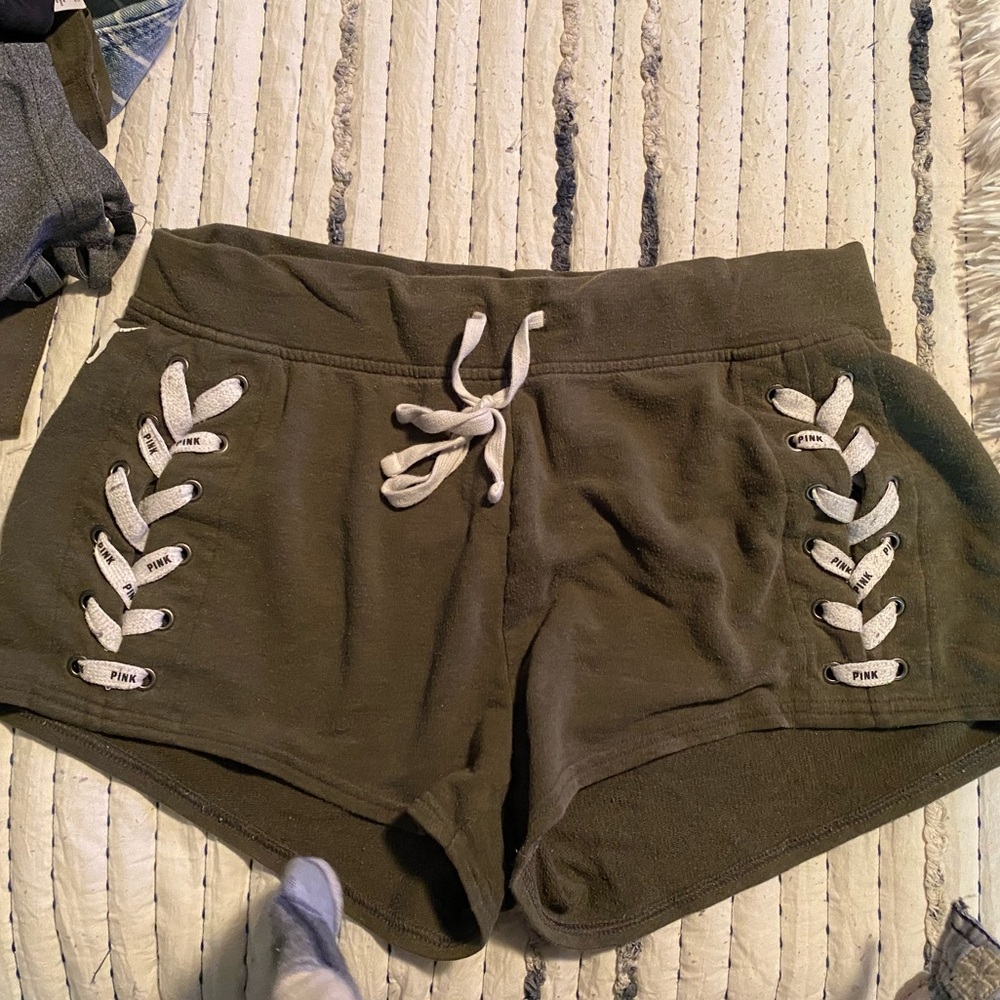 Green shorts